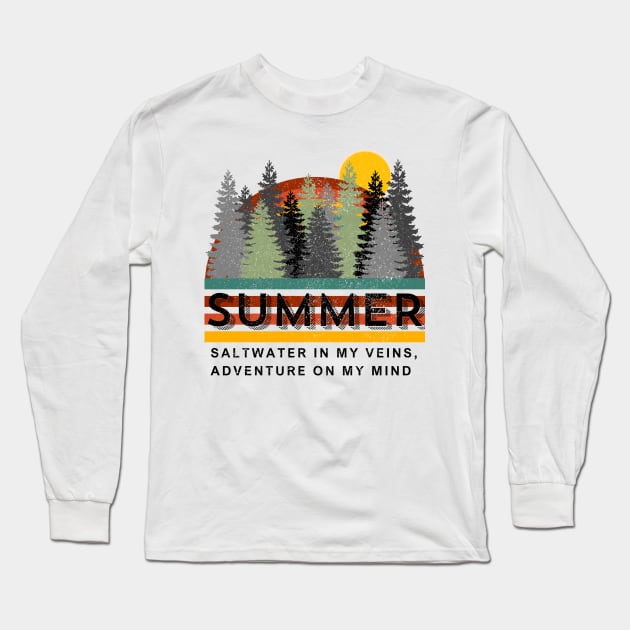 summer vibe Long Sleeve T-Shirt by Artistic Design